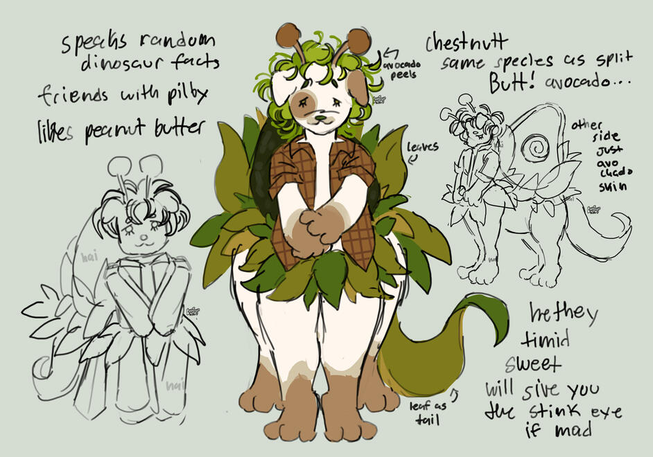 my regretevator OC, Chestnutt!