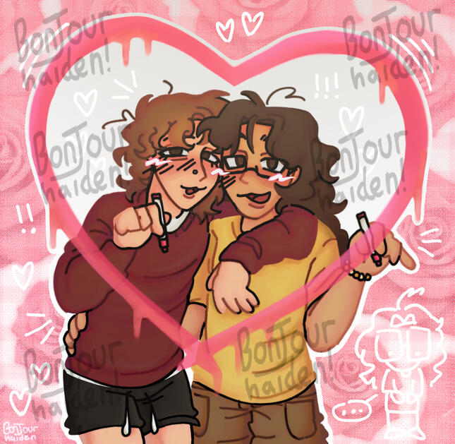 (commission) my bff and his BOYF(bff #2)